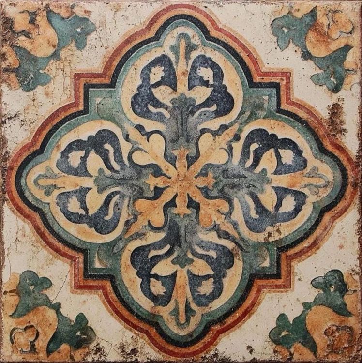 Decor Marvello- Kitchen Backsplash Tile Bathroom Shower Floor Tile | Rustic Vintage Farmhouse Ceramic Tile | Mexican Style Custom Tile