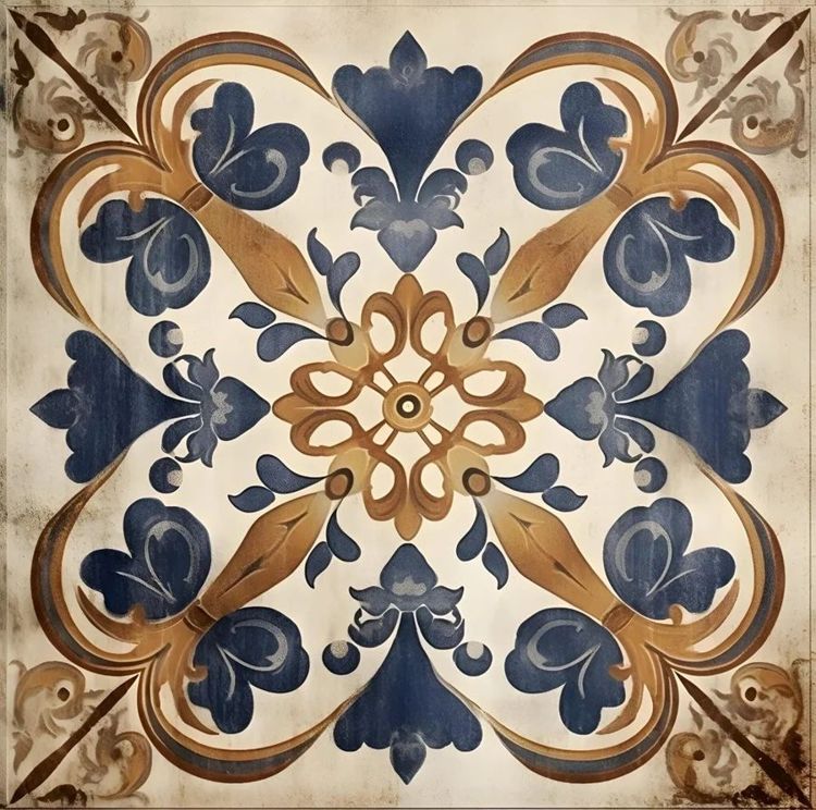 Geometric / Moroccan / Mediterranean Pattern Tiles Wall Tile, Kitchen and Bathroom Tile, Designer Decorative Tile T52