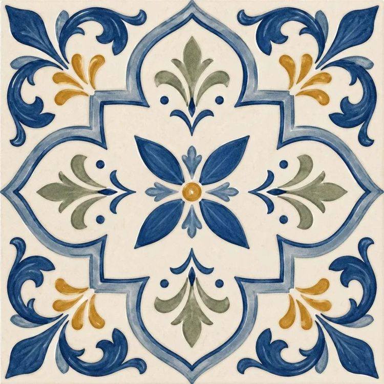 Caspia™ Kitchen Backsplash Tile Bathroom Shower Floor Tile | Rustic Vintage Farmhouse Ceramic Tile | Mexican Style Custom Tile TB-4