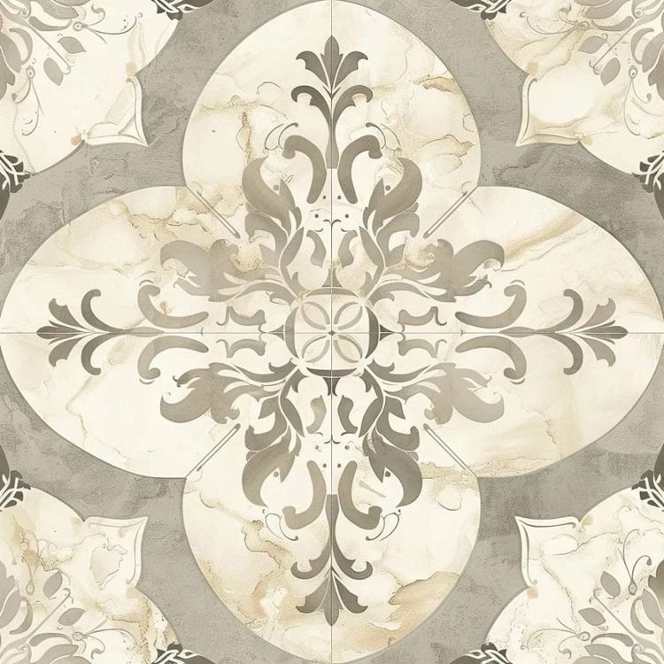 Solis Marabella Crest™ bathroom kitchen backsplash tile floor tile custom tile vintage farmhouse rustic ceramic tile bathroom tile shower
