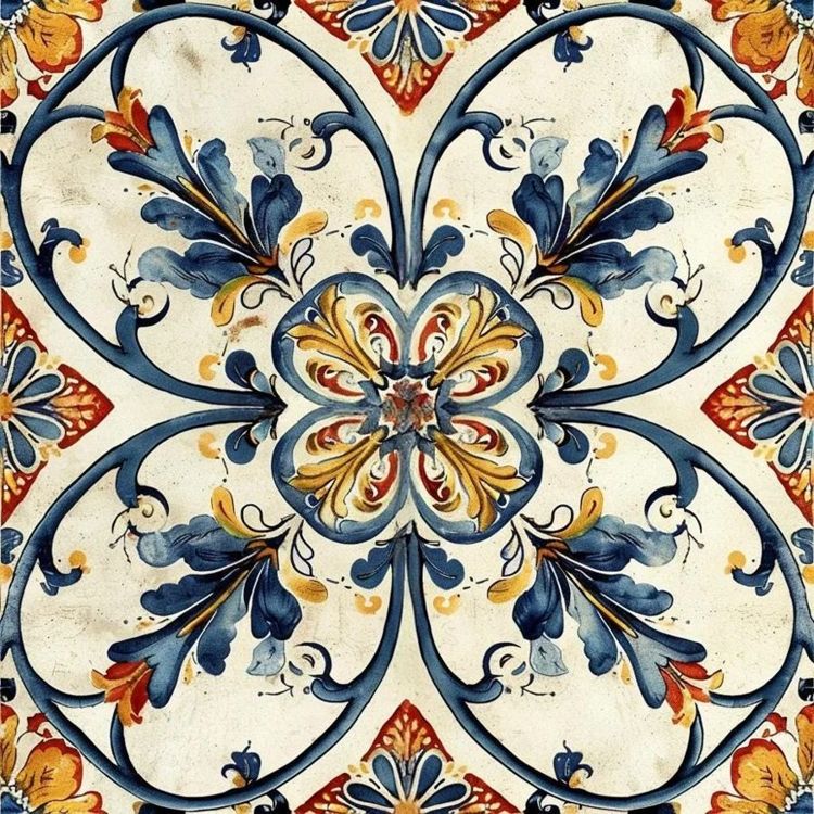 Decorative Ceramic Tile, Patterned Backsplash Tile, Luxury Wall Tile, Kitchen and Bathroom Tile, Designer Decorative Tile T622