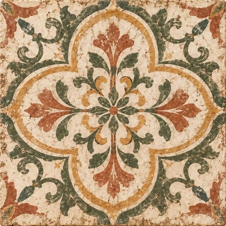 VALENZA TERRA™ Kitchen Backsplash Tile Bathroom Shower Floor Tile | Rustic Vintage Farmhouse Ceramic Tile | Mexican Style Custom Tile