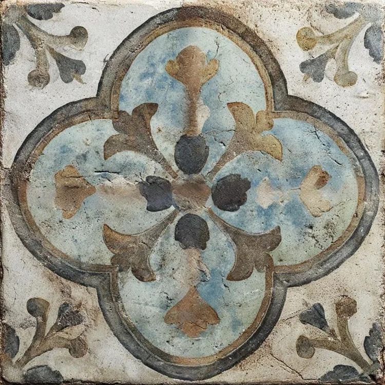 Valdoro Azure™ Kitchen Backsplash Tile Bathroom Shower Floor Tile | Rustic Vintage Farmhouse Ceramic Tile | Mexican Style Custom Tile