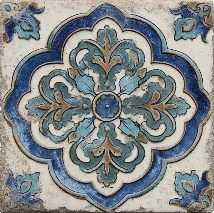 Kitchen Backsplash Tile Bathroom Shower Floor Tile | Rustic Vintage Farmhouse Ceramic Tile | Mexican Style Custom Tile Z2