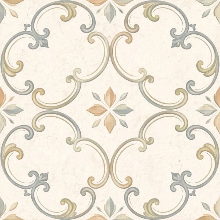 Siena Drift™ Tuscan Decorative Tile Mediterranean Kitchen Backsplash Tile Blue Gray Sage Cream Bathroom Wall Floor Tile Aged Look