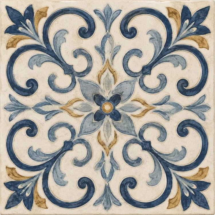 Valdoria™ Kitchen Backsplash Tile Bathroom Shower Floor Tile | Rustic Vintage Farmhouse Ceramic Tile | Mexican Style Tile Indoor