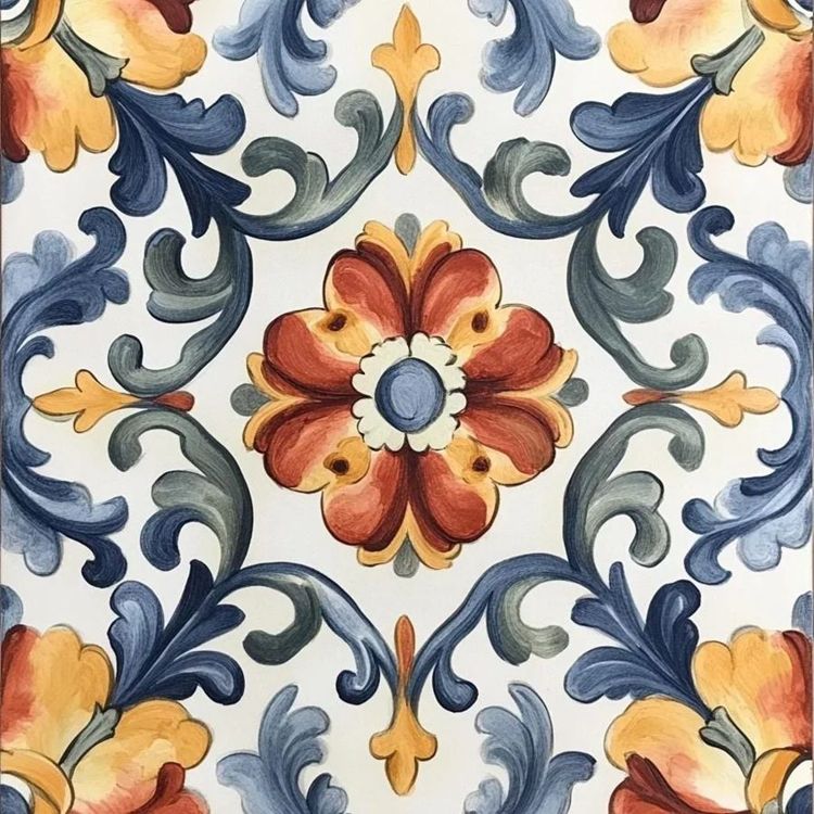 Kitchen bathroom backsplash tile floor tile custom tile vintage farmhouse rustic ceramic tile bathroom tile shower kitchen mexican T2029